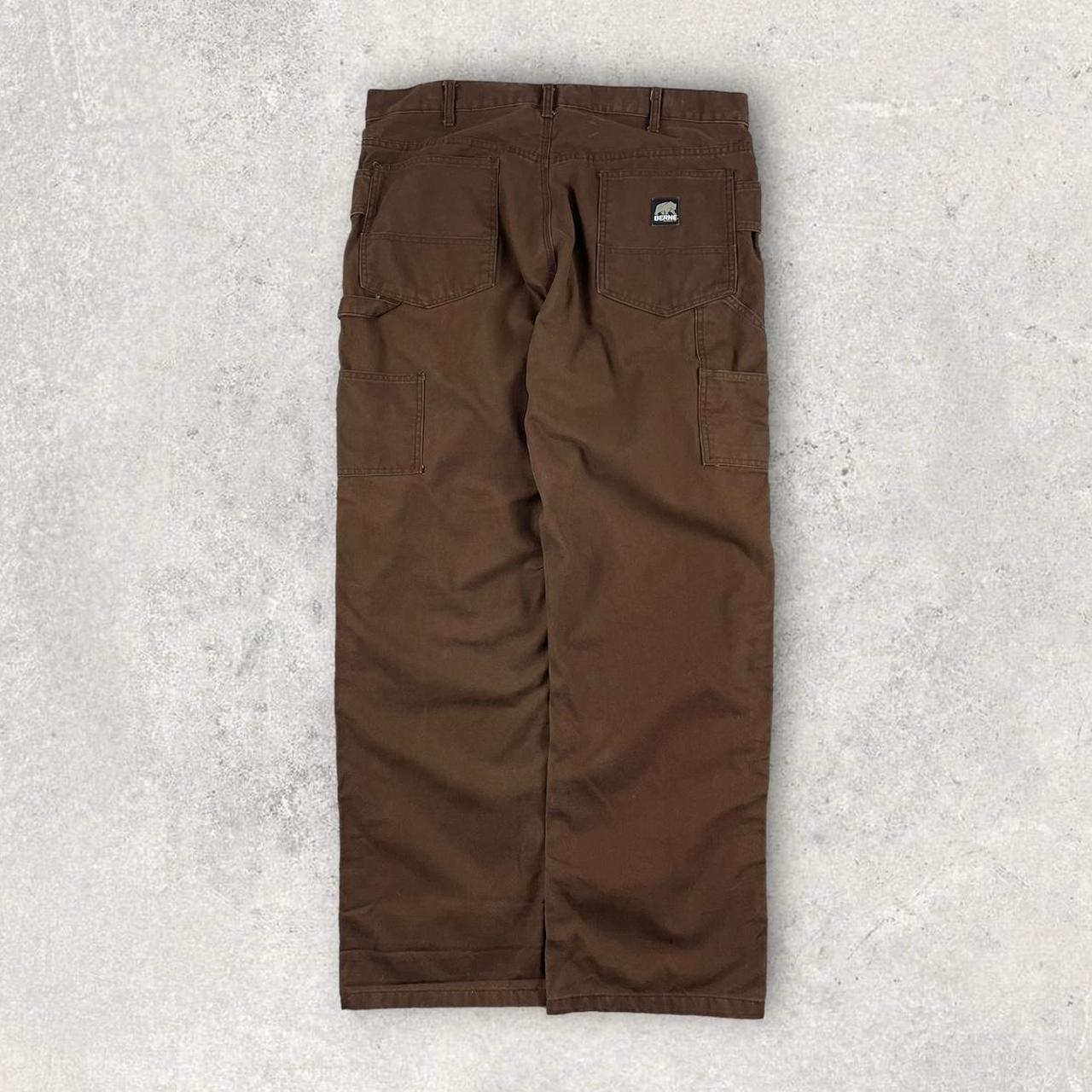 Vintage Berne Baggy Carpenter Jeans Wide Leg Brown... Depop