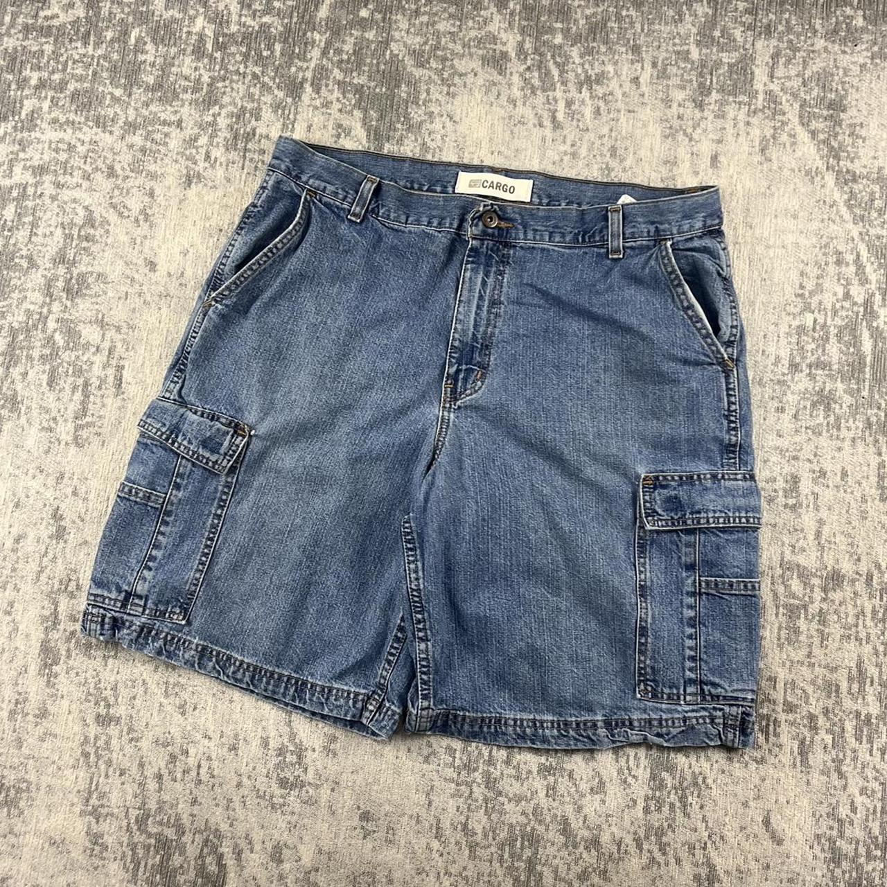 ハーフ・ショートパンツ HUECLOSET GVintage Damage Bermuda Pants VINTAGE BERMUDA DENIM SHORTS – Bargiee