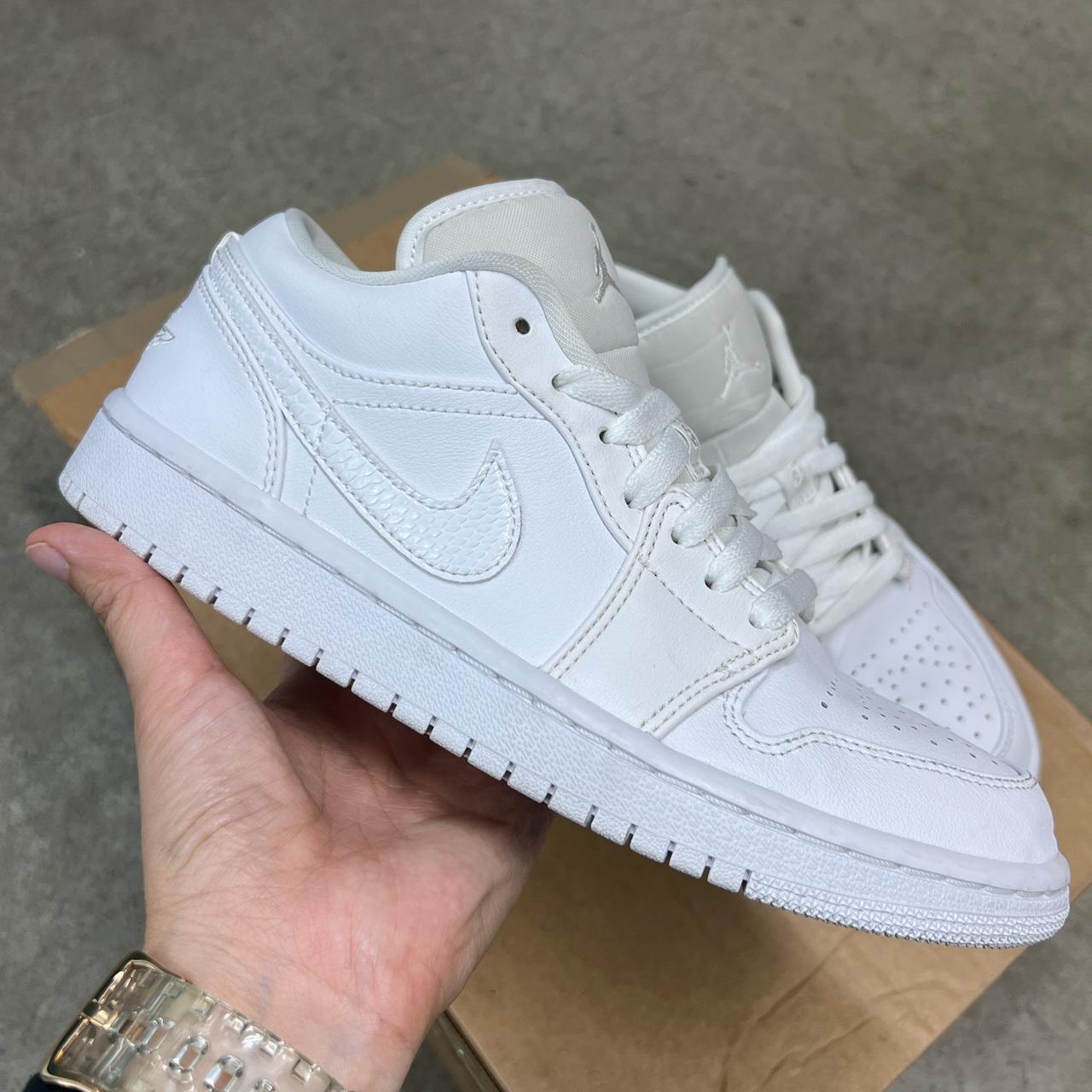 Jordan Women's White Trainers | Depop