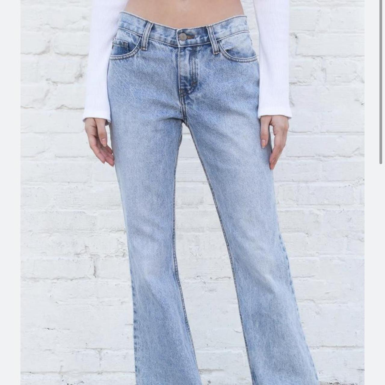 Brandy Melville Women's Blue Jeans | Depop