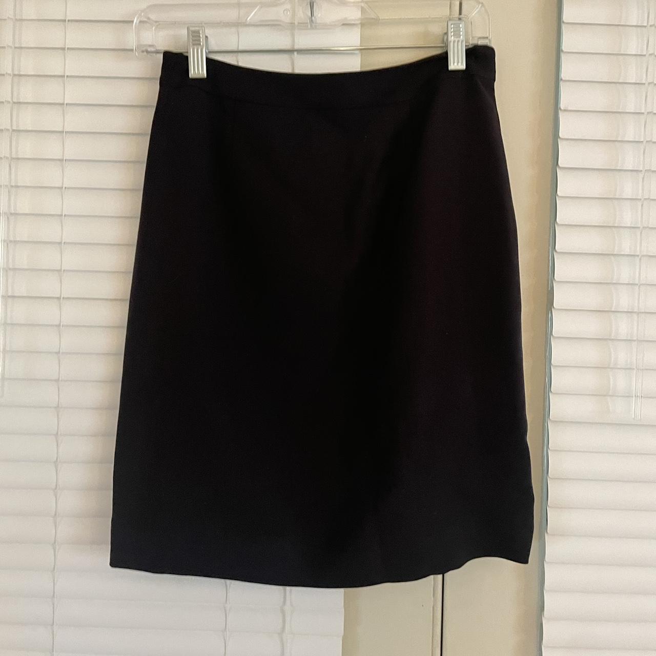 Dark Eggplant I.N.C mini skirt Super cute vintage... - Depop