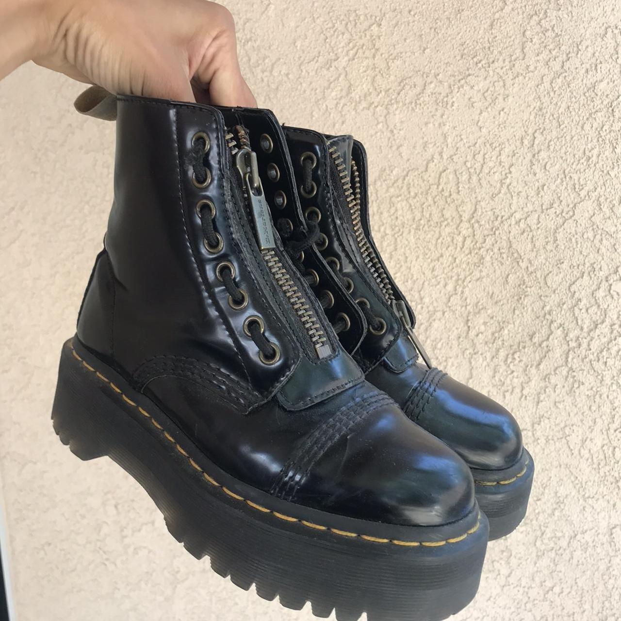 Dr. Martens Vegan Sinclair Platform Boots in Womens... - Depop