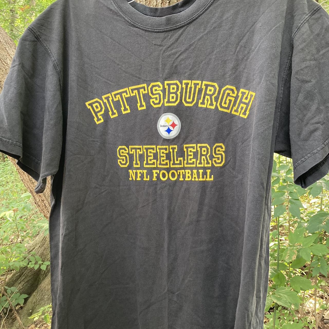 Vintage 00's NFL Pittsburgh Steelers Custom Cropped - Depop