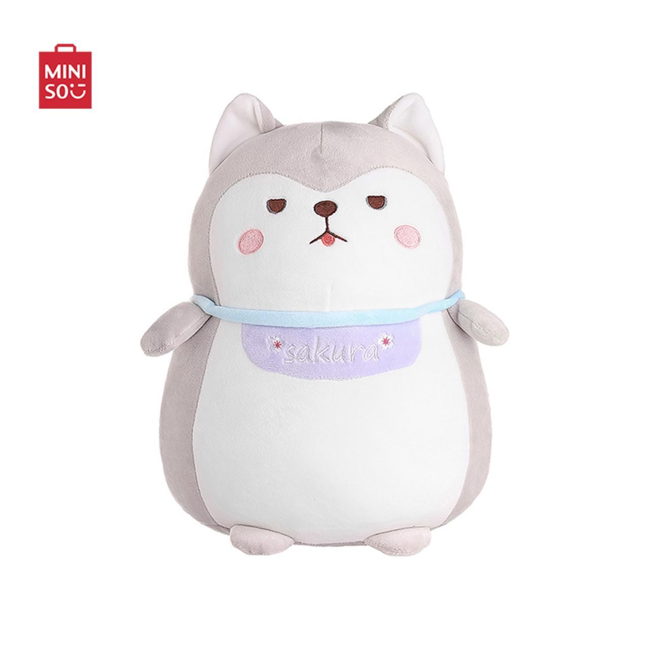 Miniso plush dog online