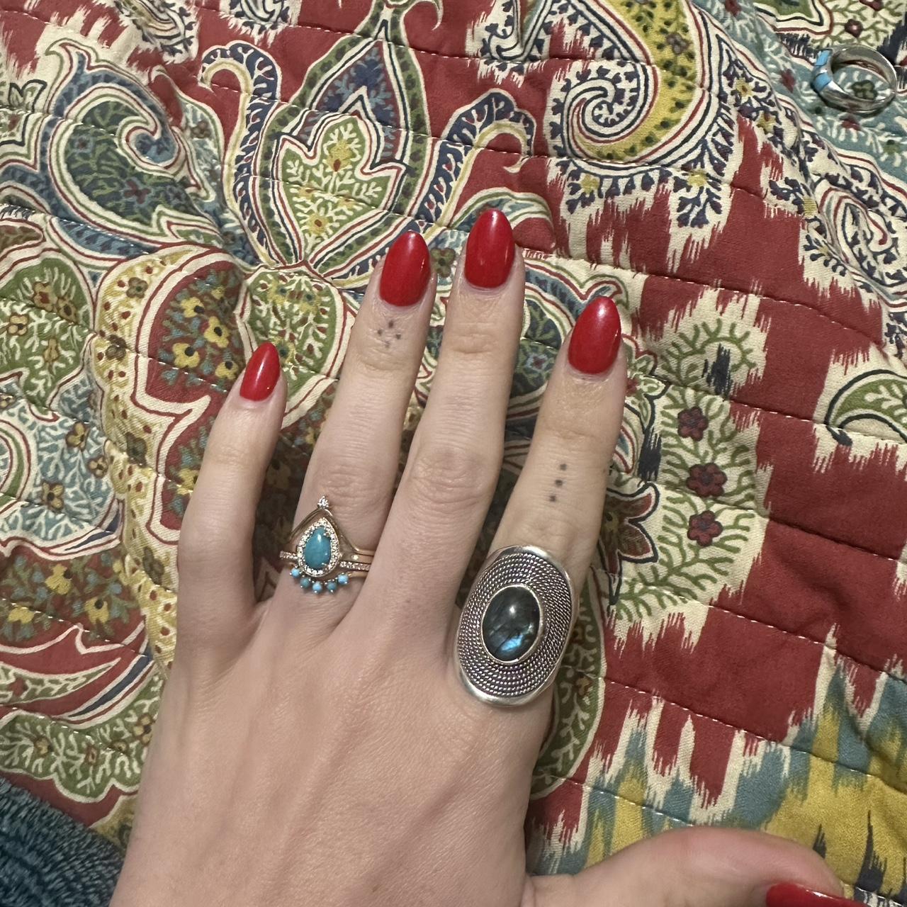 Women's Ring - Multi/Silver – 925 silver labrodit… - image 1