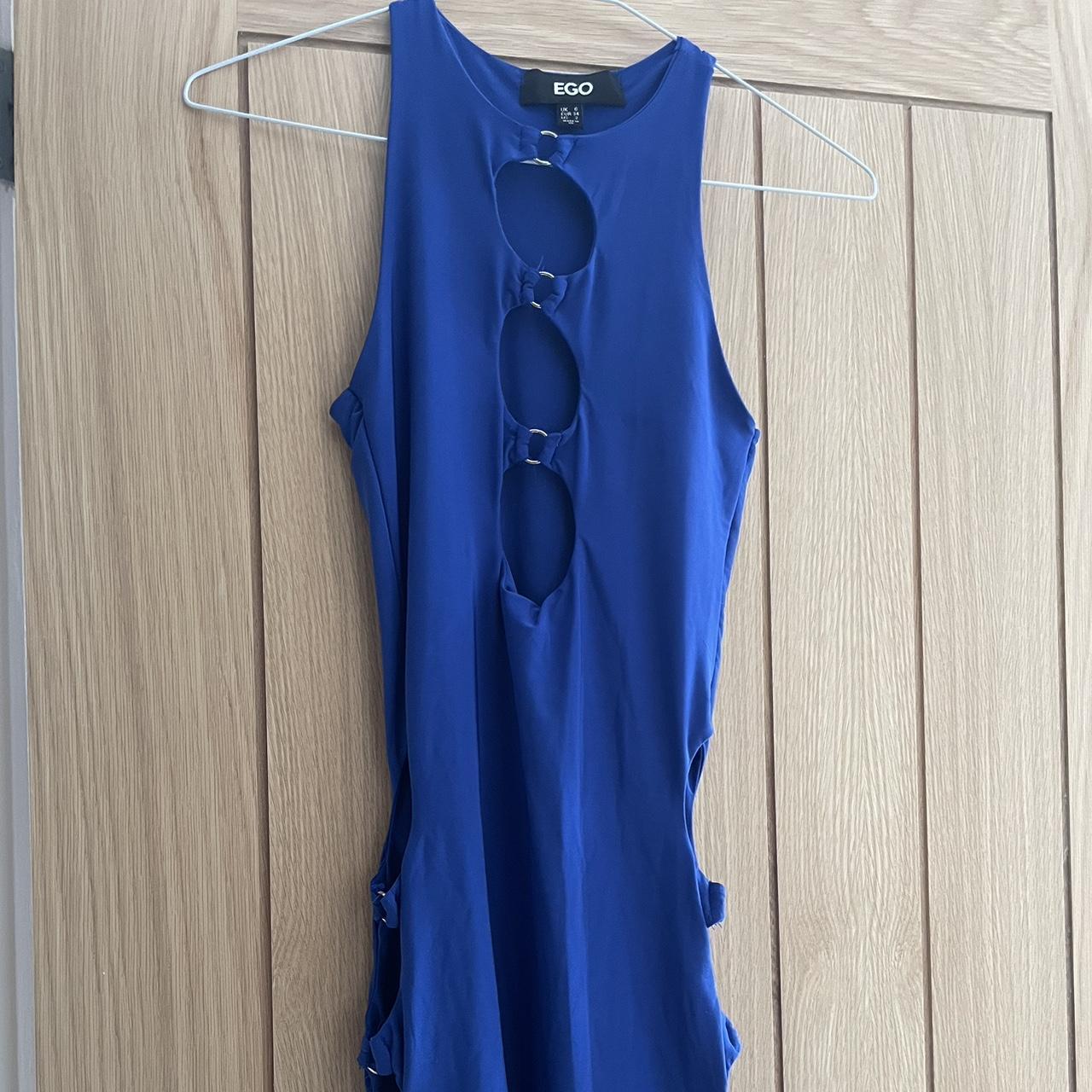 blue ego dress worn once for a couple hours perfect... Depop