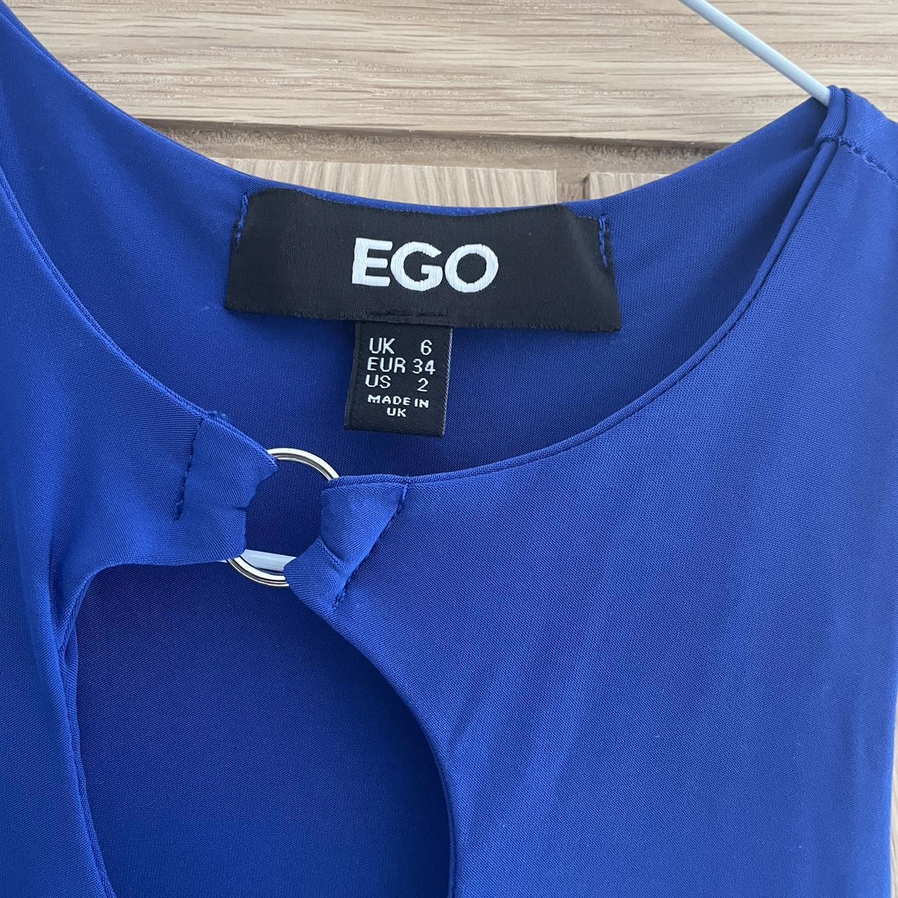 blue ego dress worn once for a couple hours perfect... Depop
