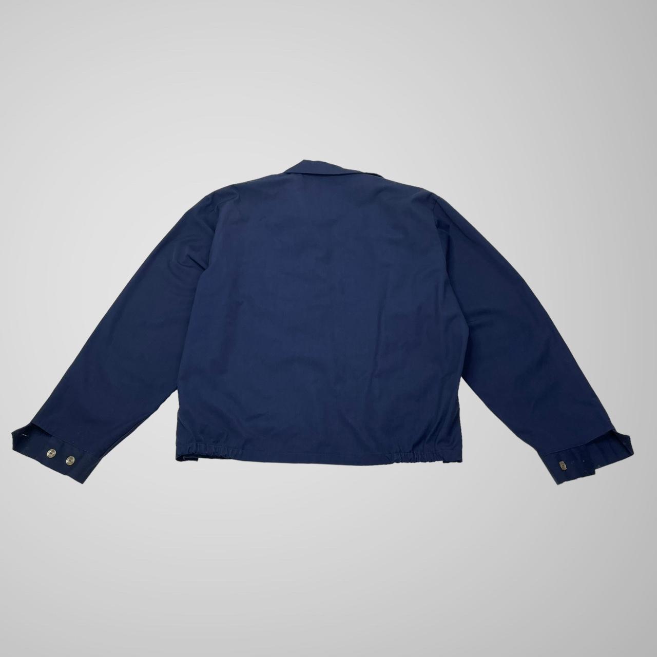 Vintage 1950s navy uss franklin roosevelt zip up... Depop