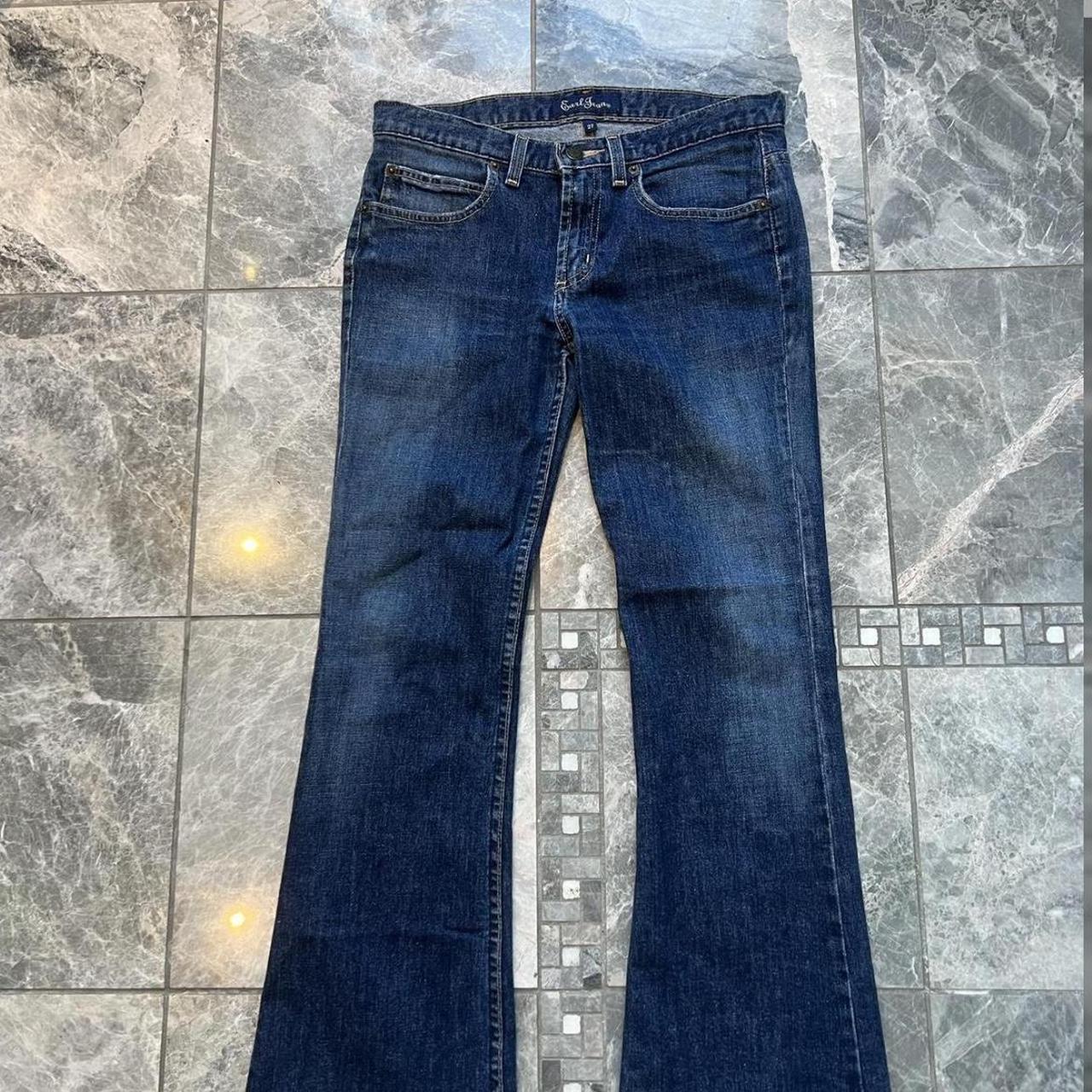 Earl jeans flared Denim , Vintage low rise low waist