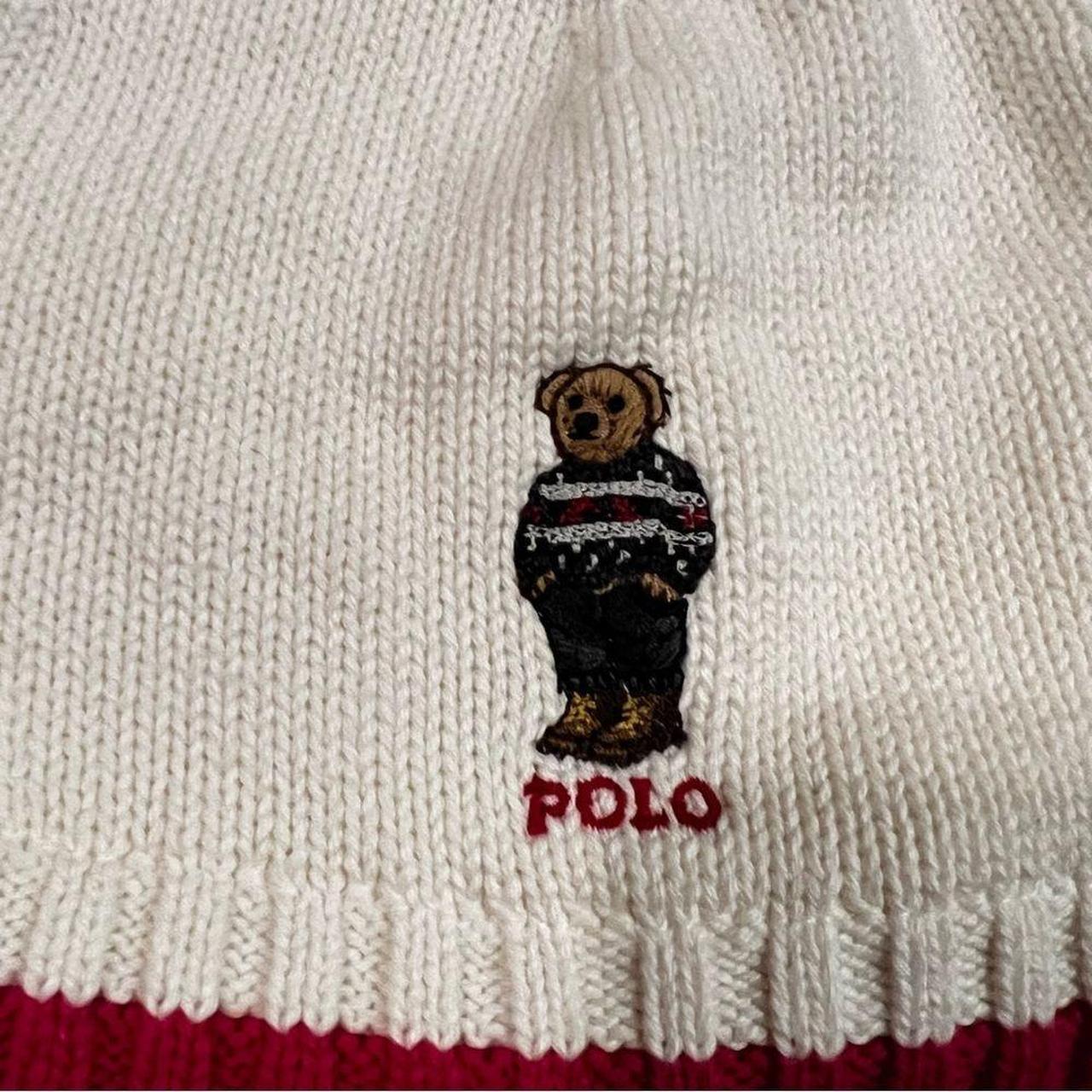 Ralph Lauren Polo Bear deals Motif Knit Beanie Girls 2T-4T