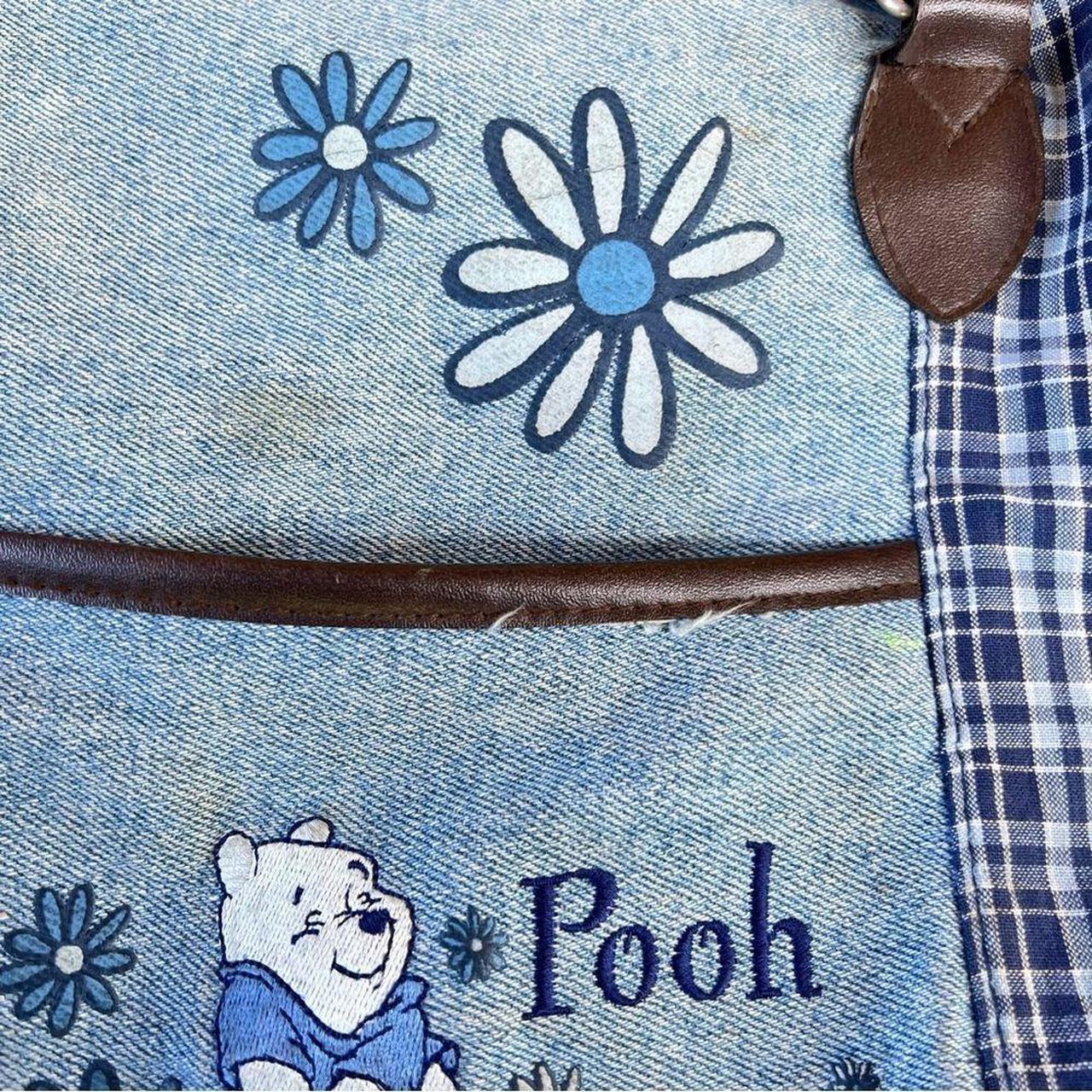 Vintage Winnie The Pooh Denim Duffle Bag Some... - Depop