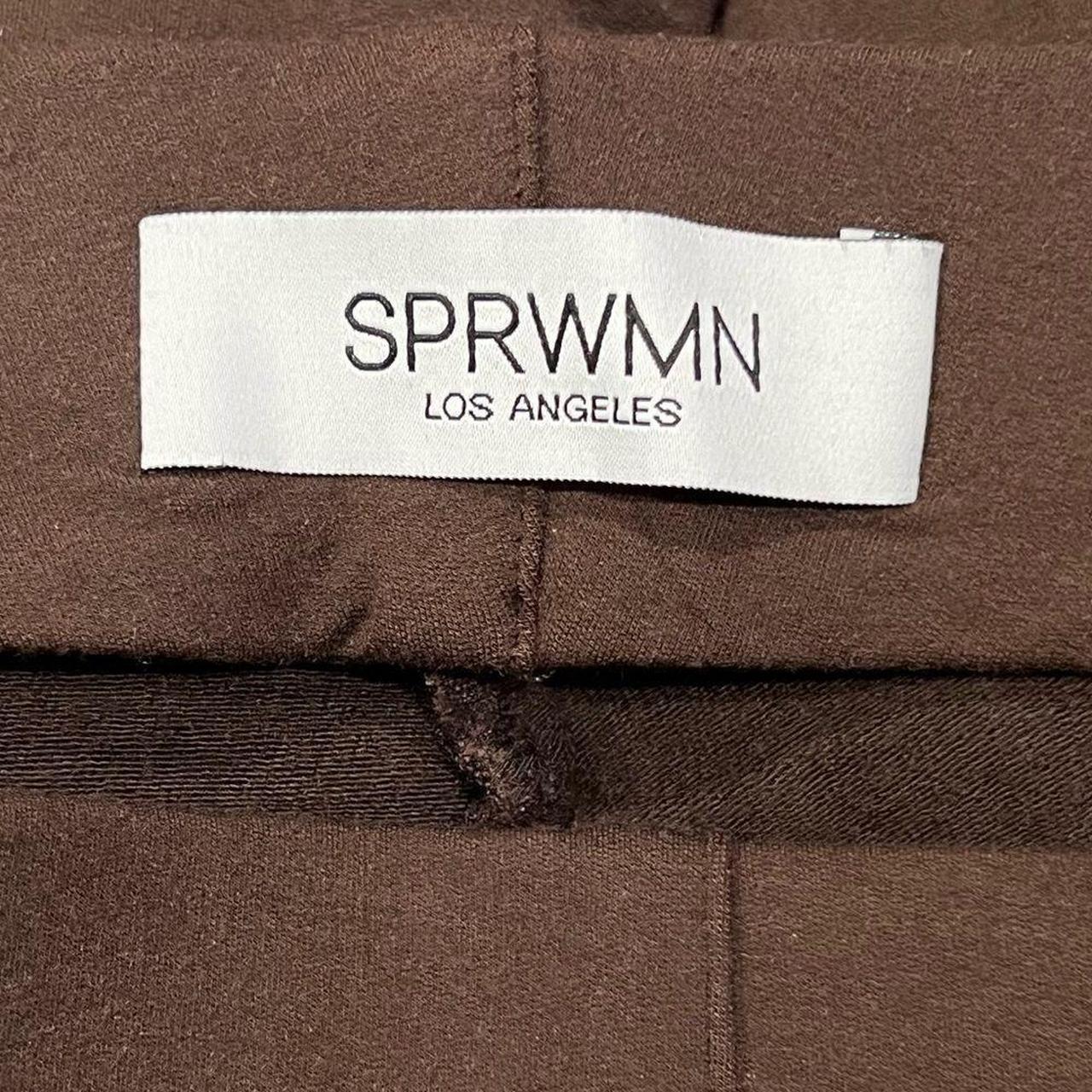 SPRWMN Micro Flare in Dark Chocolate