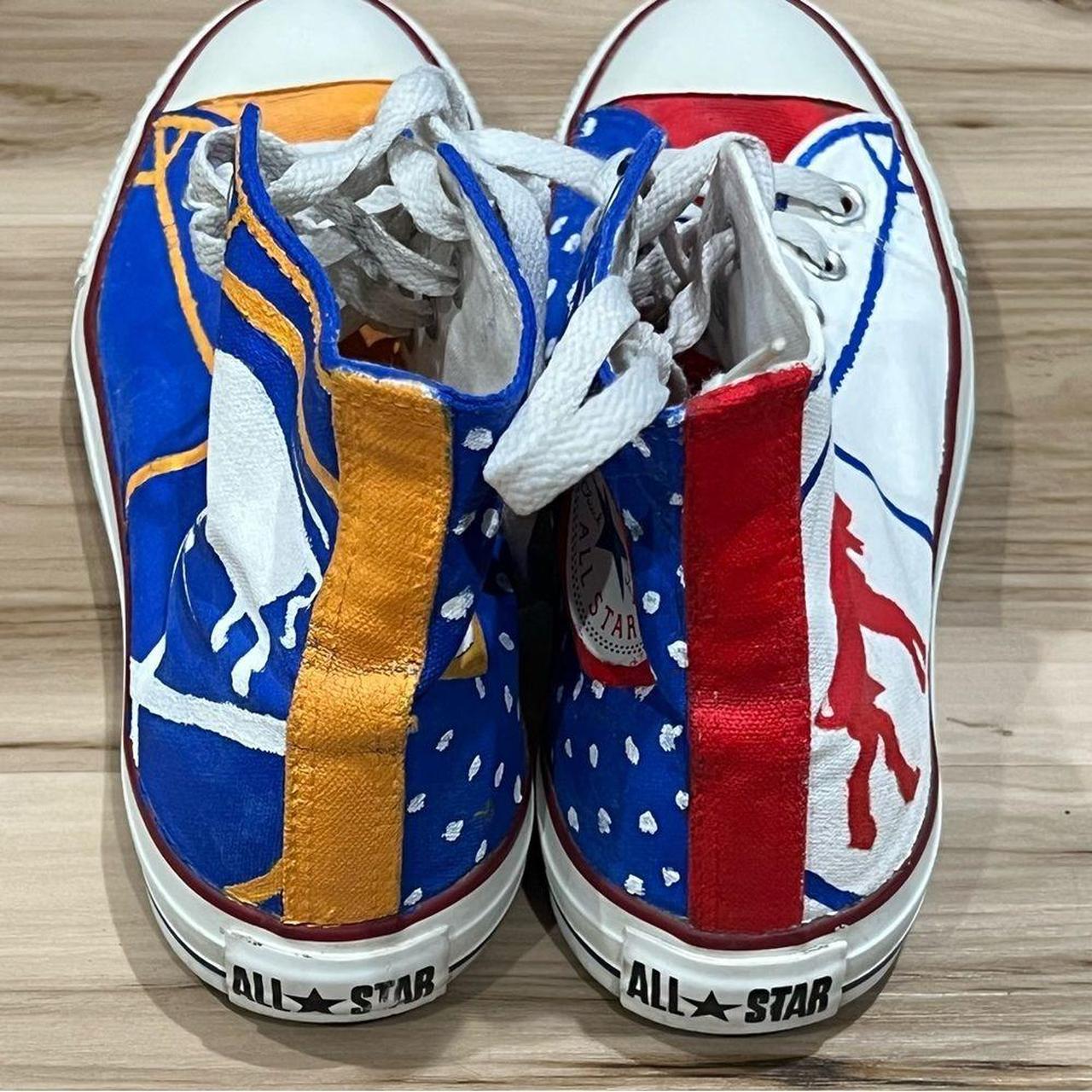 Converse Buffalo Bills Buffalo Sabres Hand Painted