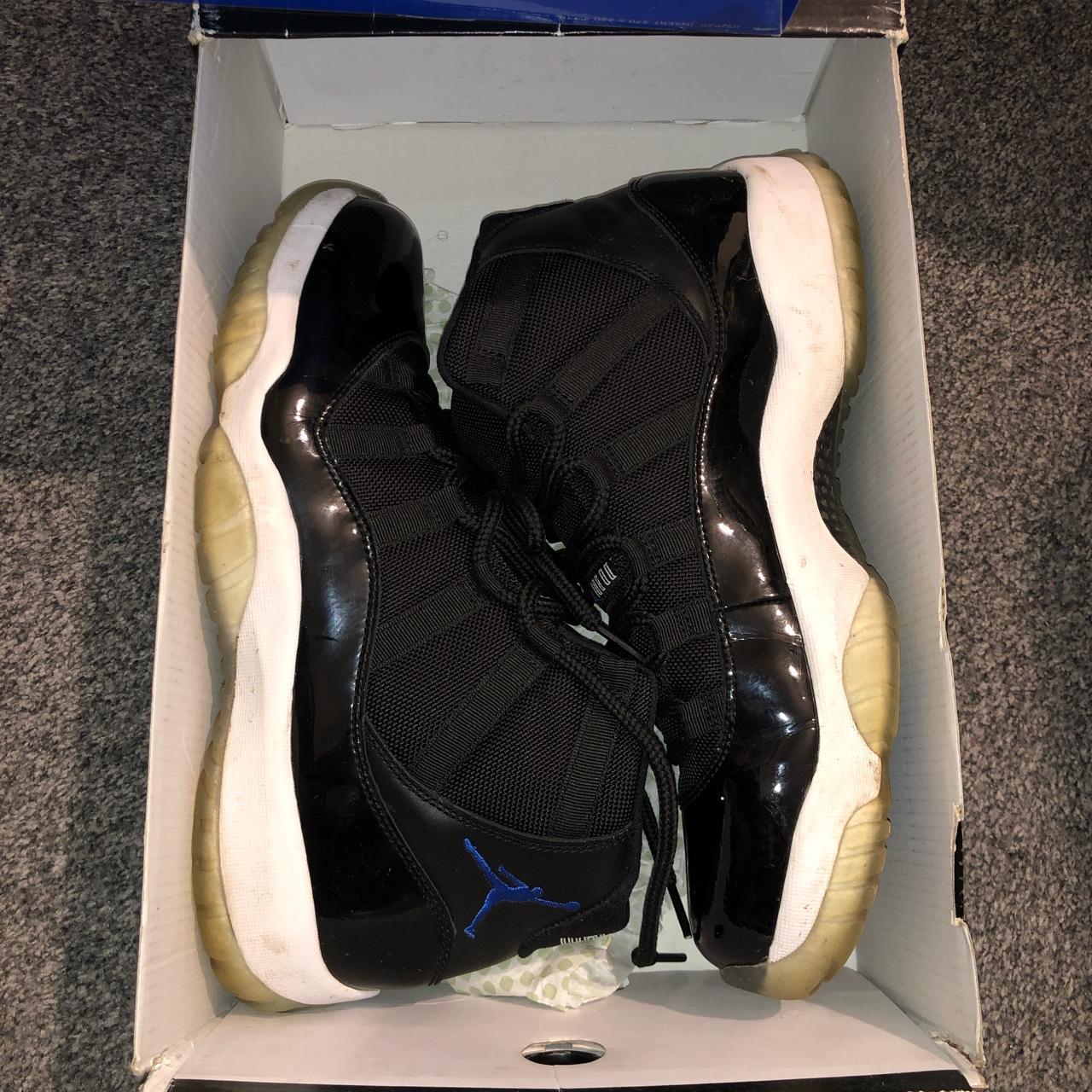space jam jordans black blue