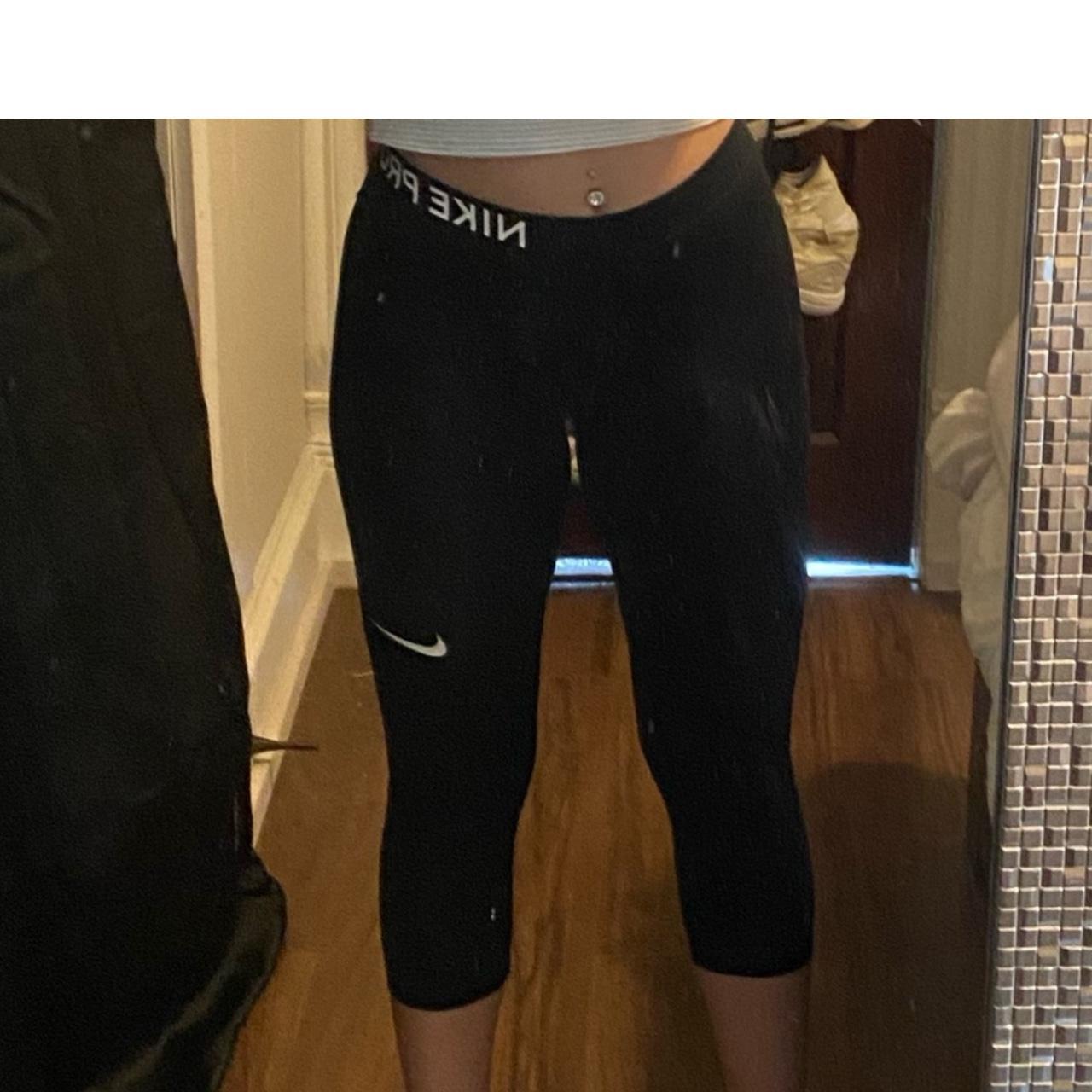 Nike Pro Cropped Leggings Only Worn One Time And Depop 1364