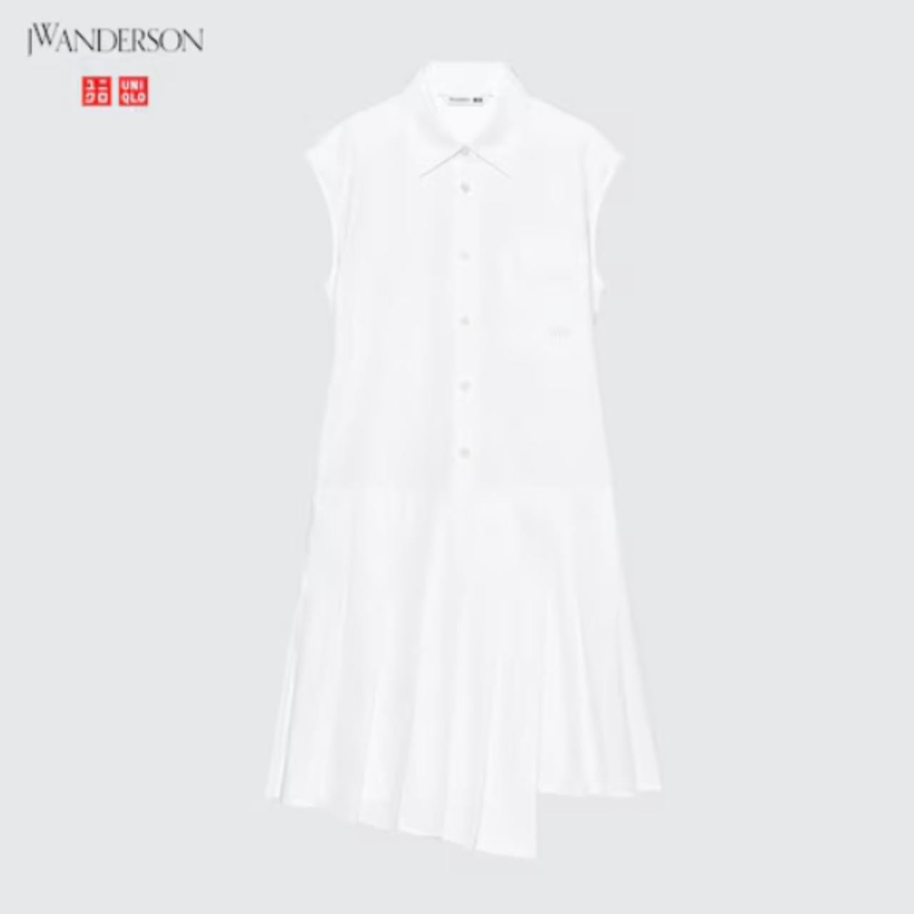 【送料&関税込】J.W. Anderson White Poplin Shirt Dress JW Anderson White Poplin Shirt Dress Effortless Elegance