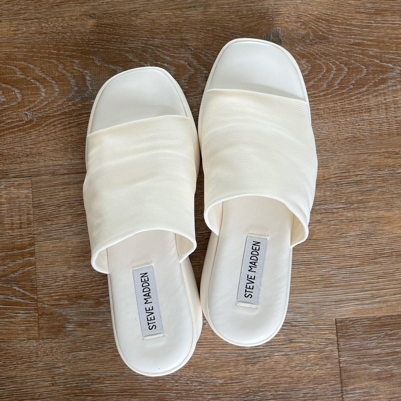 Steve Madden White Calexico Sandals | Shop sandals, Steve madden, Sandals