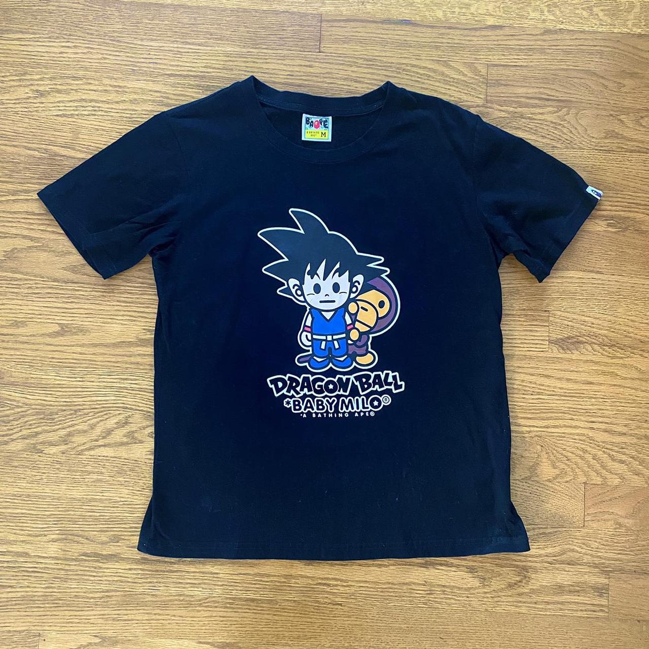 Goku bape clearance shirt