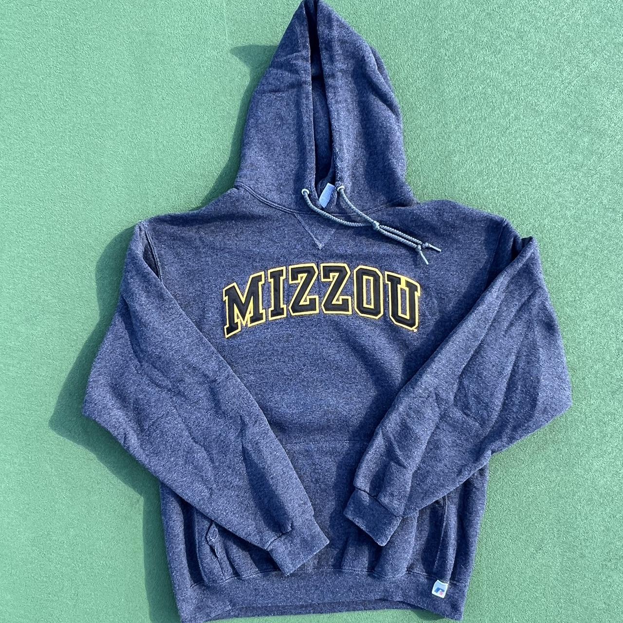 Mizzou spell out russel hoodie About the item: in... - Depop