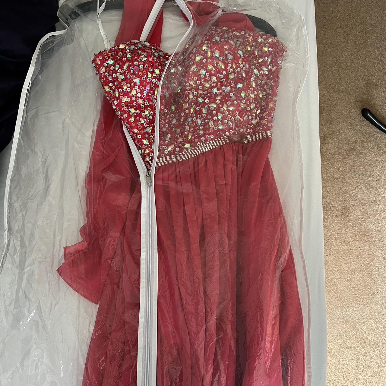 Mascara prom dress Worn once No damage or stains... Depop