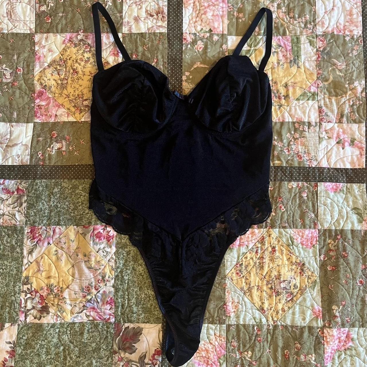 90sy2k selling Black Lace Bodysuit