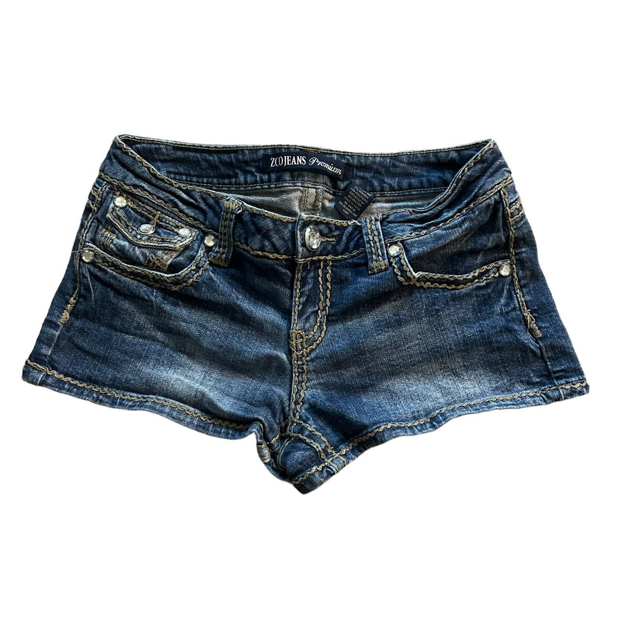 Vintage booty shorts with rhinestones Soo cute and... Depop