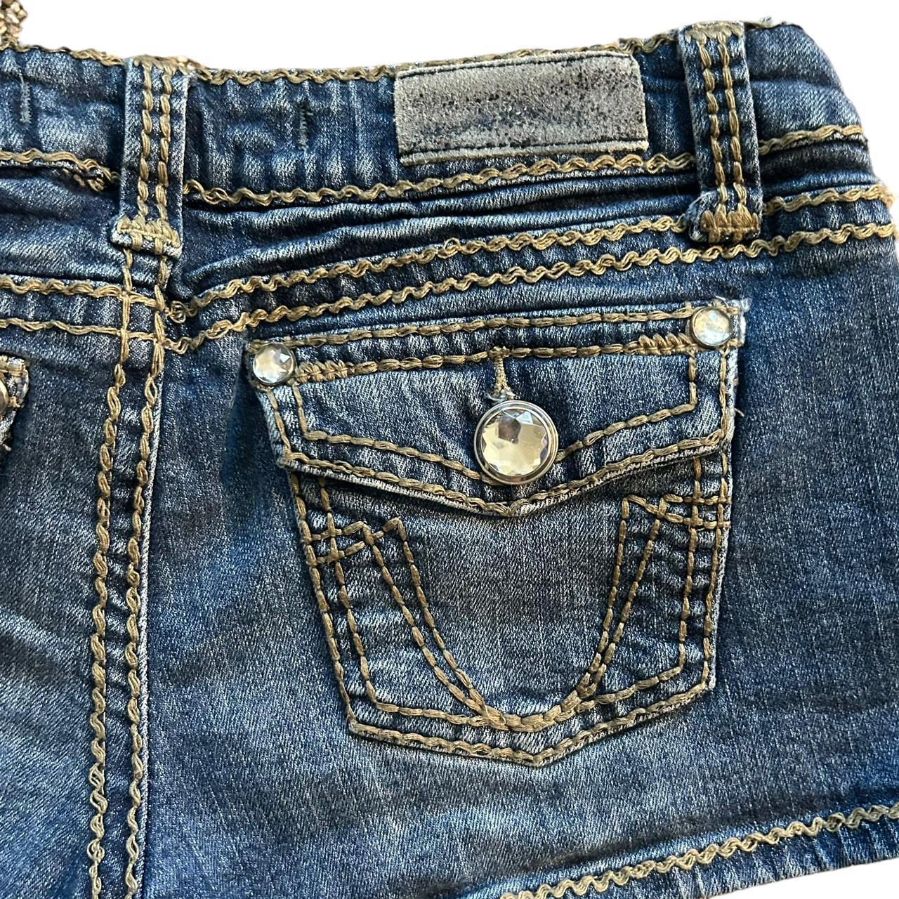 Vintage booty shorts with rhinestones Soo cute and... - Depop