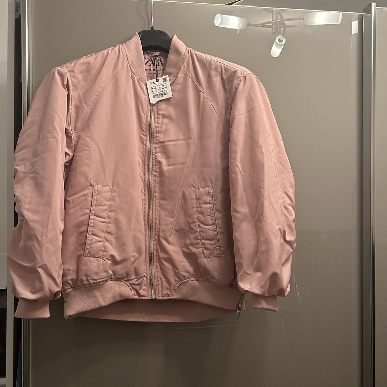 Girls Pink Zara Bomber Jacket- Brand new with