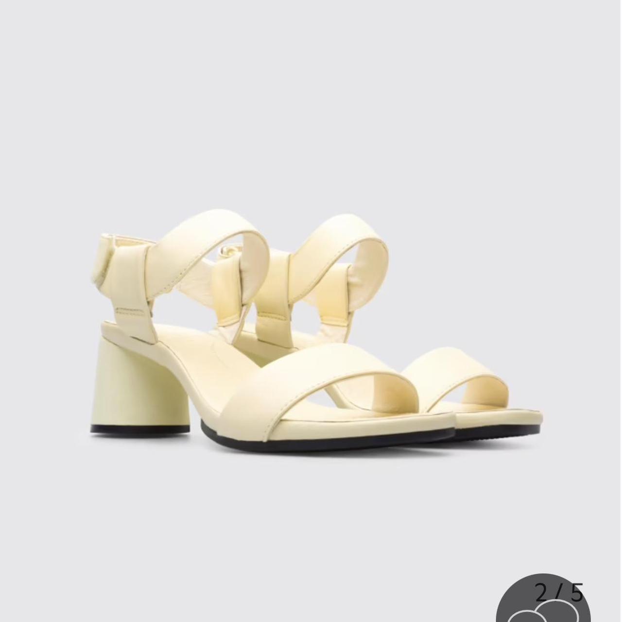 camper yellow sandals