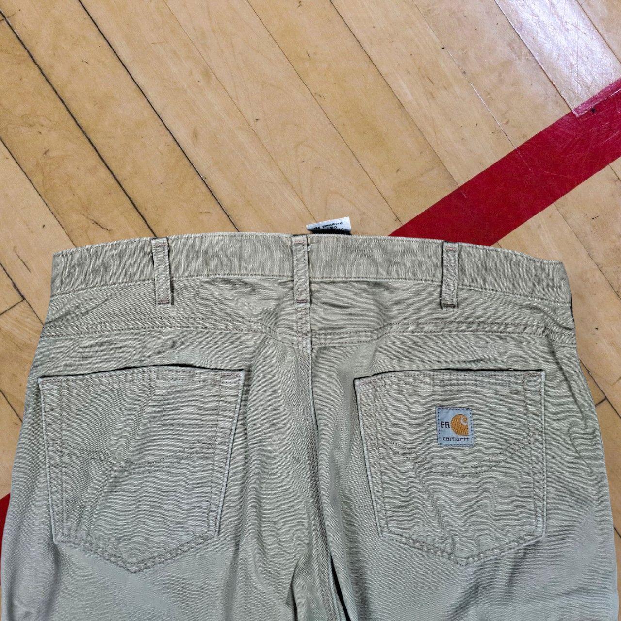 Carhartt Men's Beige Fire Resistant Original Fit... Depop