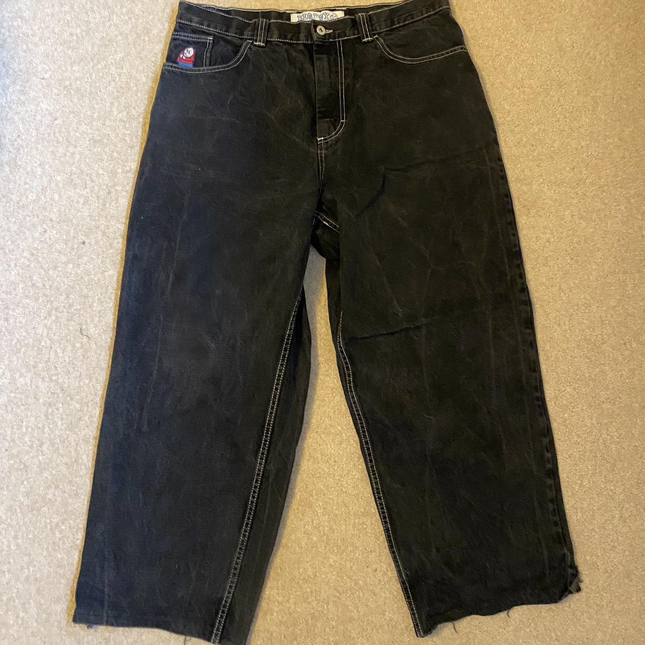 POLAR BIG BOYS jeans in black size xl 28 inside... - Depop