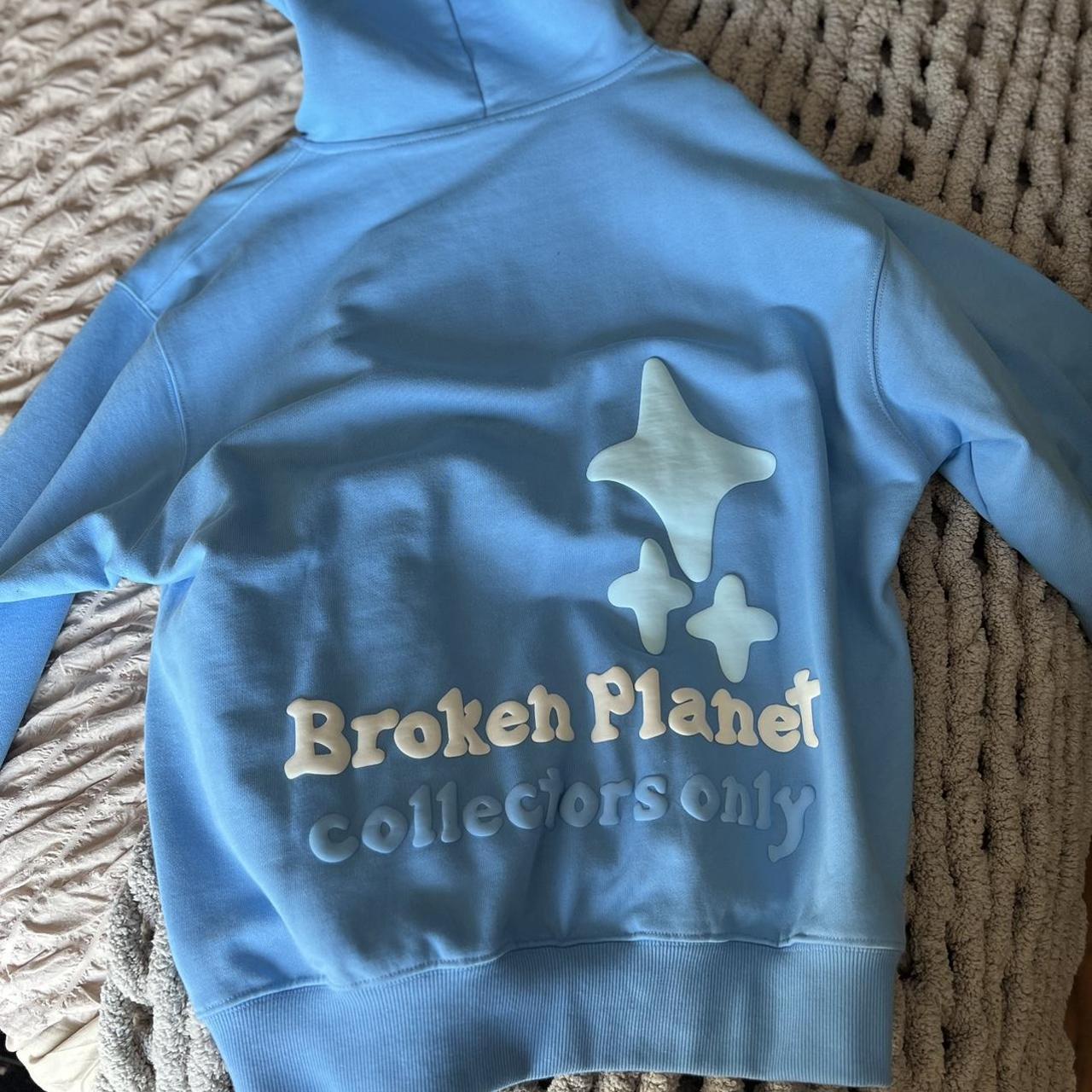 Broken Planet Hoodie - Baby Blue