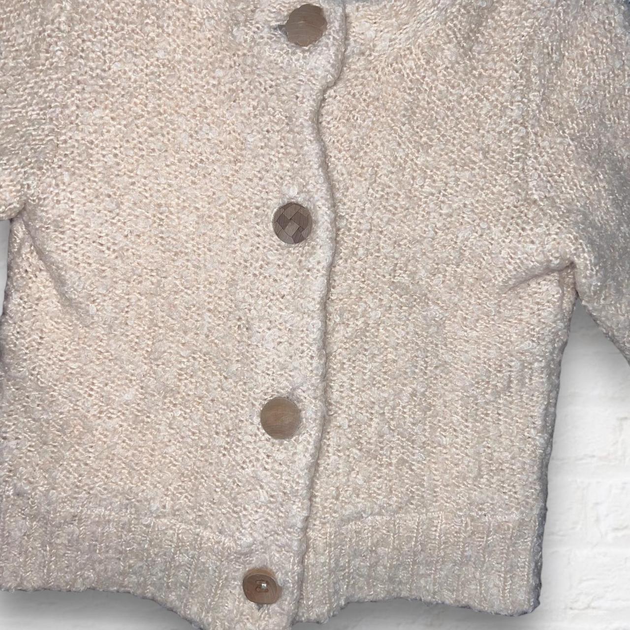 HWR Anthropologie Fox Lined Cardigan Sweater size Depop