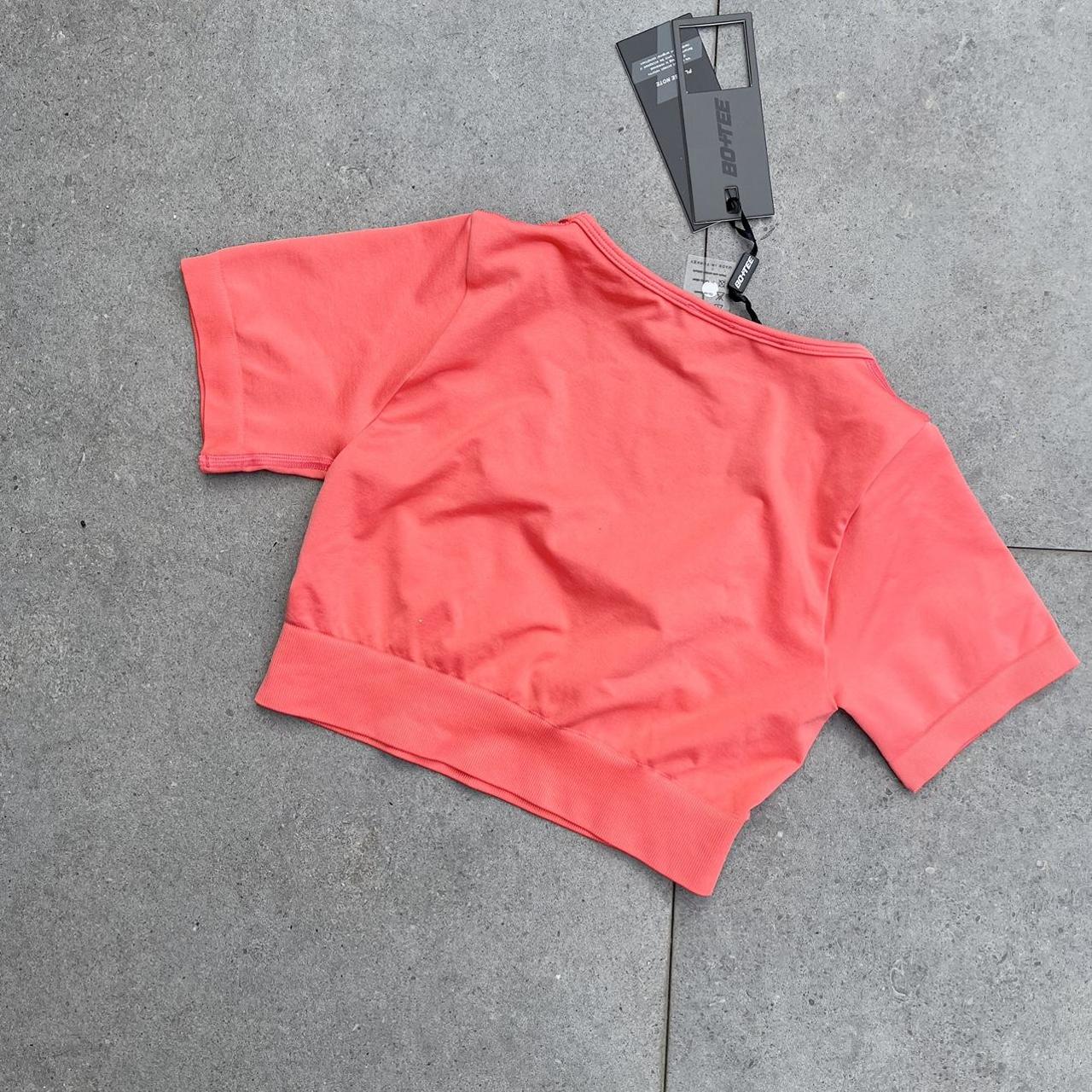 M - CORAL PINK BO+TEE t-shirt dress!! Originally $62. - Depop