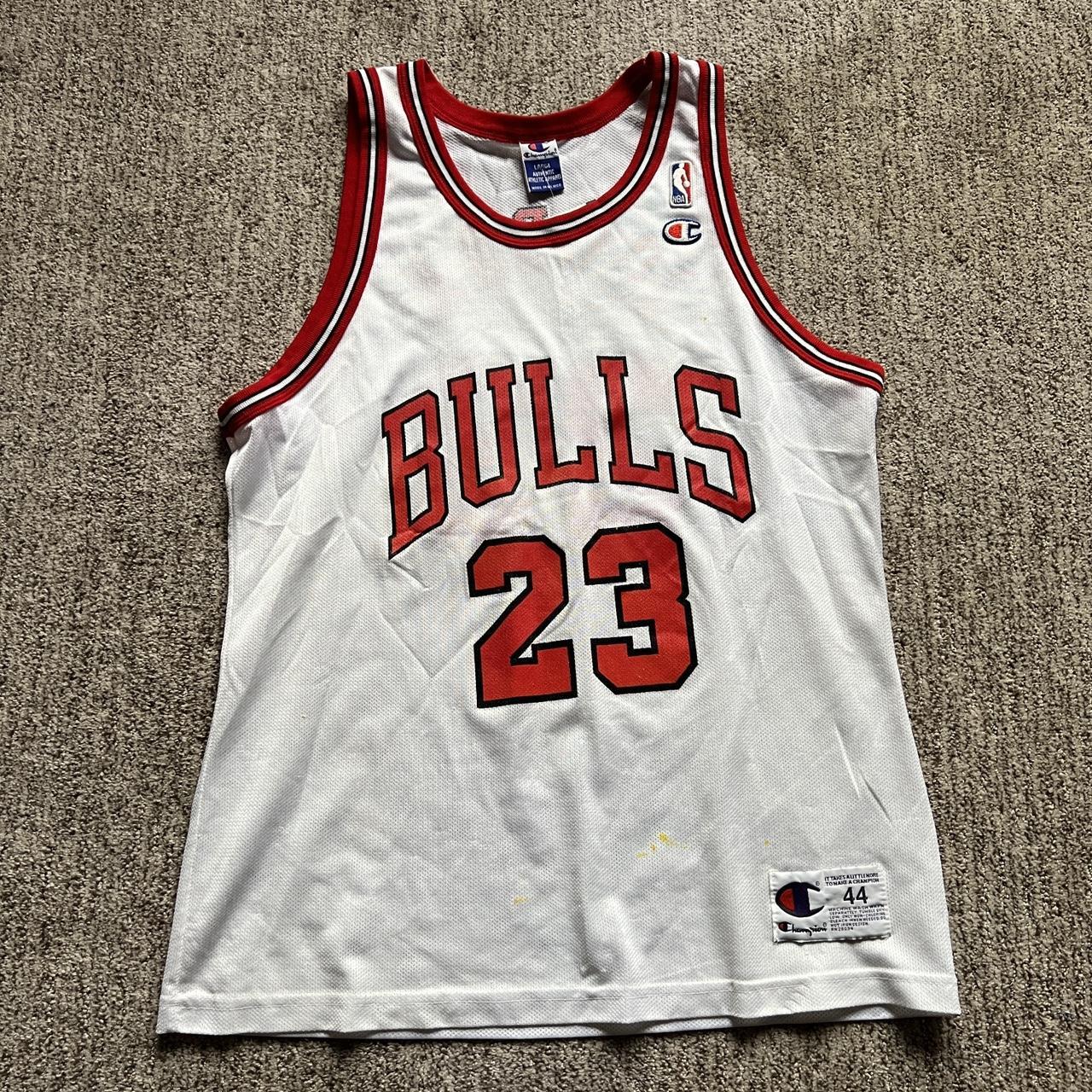 Vintage Champion Michael Jordan Jersey Chicago Bulls... - Depop