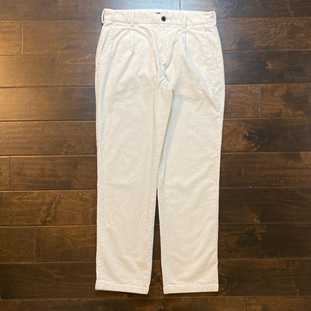 Men's White and Cream Trousers | Depop