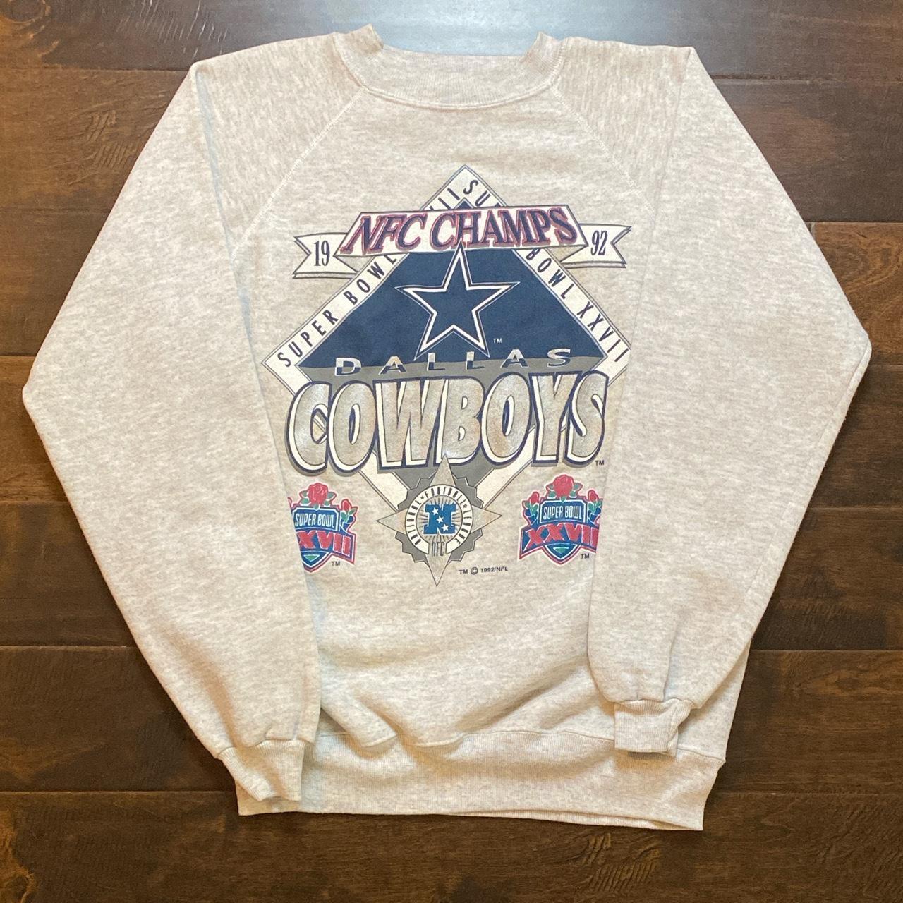 Vintage NFL Dallas Cowboys Sweatshirt Size Large Made in USA