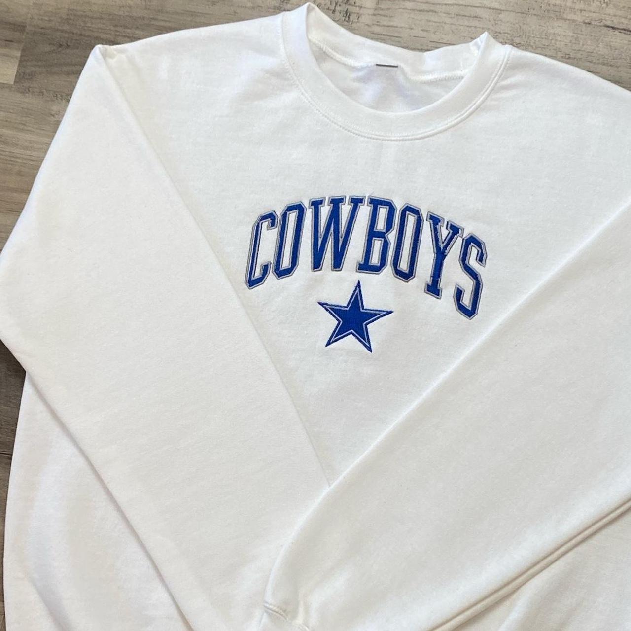 Men's Vintage Dallas Cowboys Sweatshirt Size - Depop