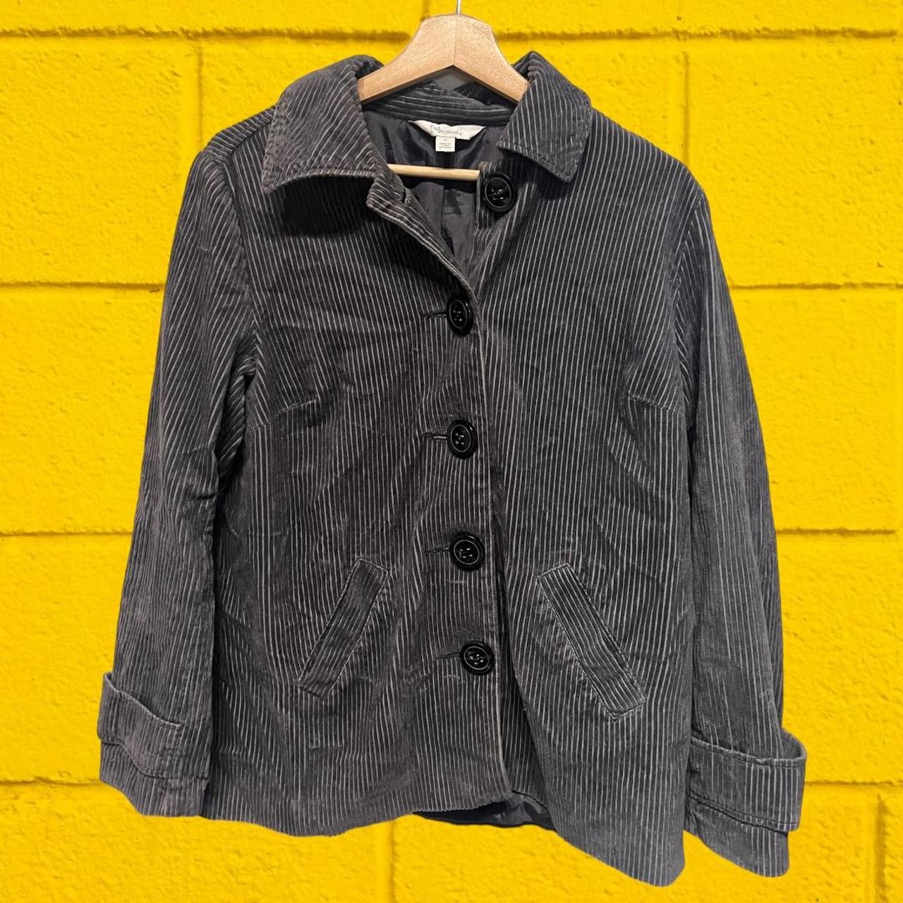Women’s relativity Dark grey corduroy Jacket Note... Depop
