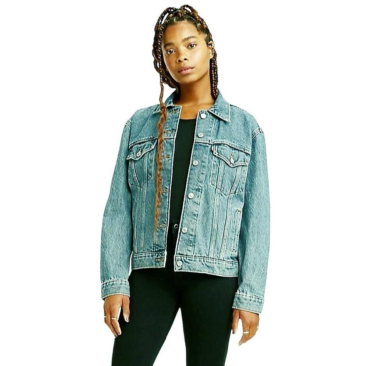 Levi's oversized sales jean jacket womens