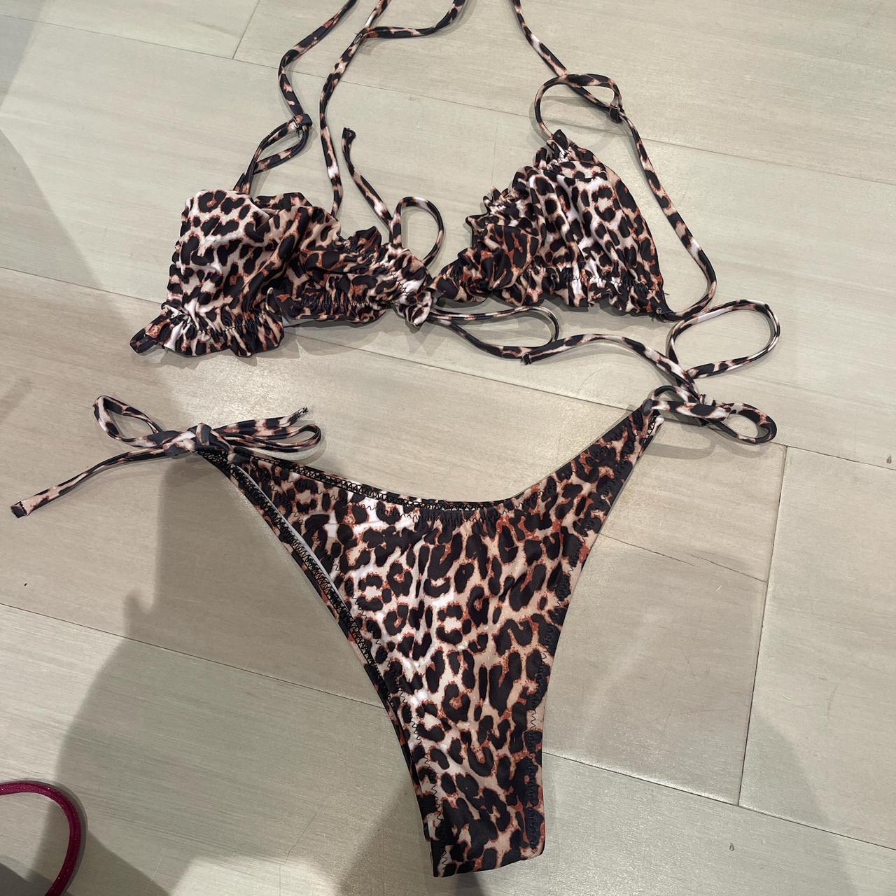 Shein cheetah print bikini brand new