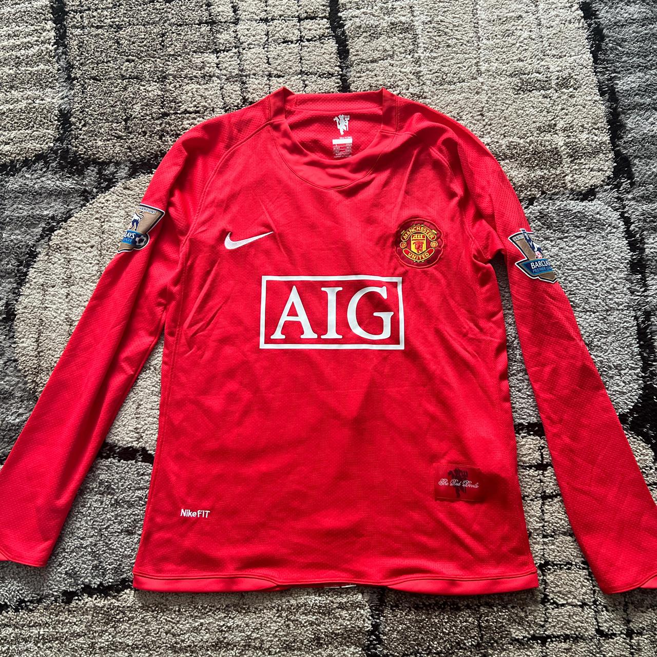 Manchester United 2007-08 Ronaldo Long Sleeve... - Depop