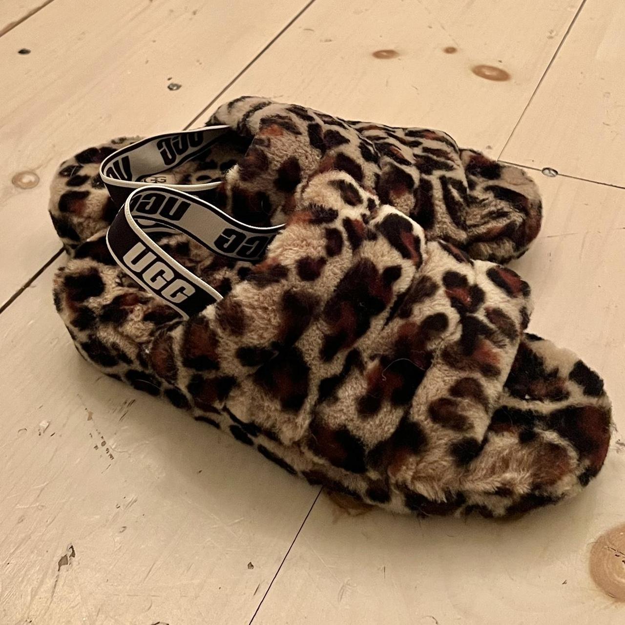 Cheetah store ugg slippers