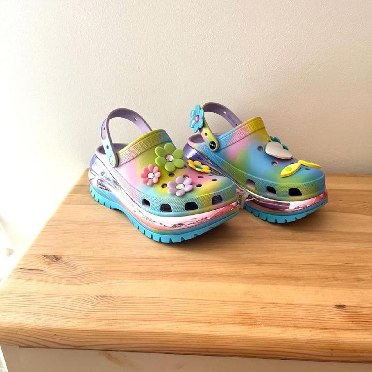 Limited edition Lazy Oaf X Crocs Mega Crush Clog... - Depop