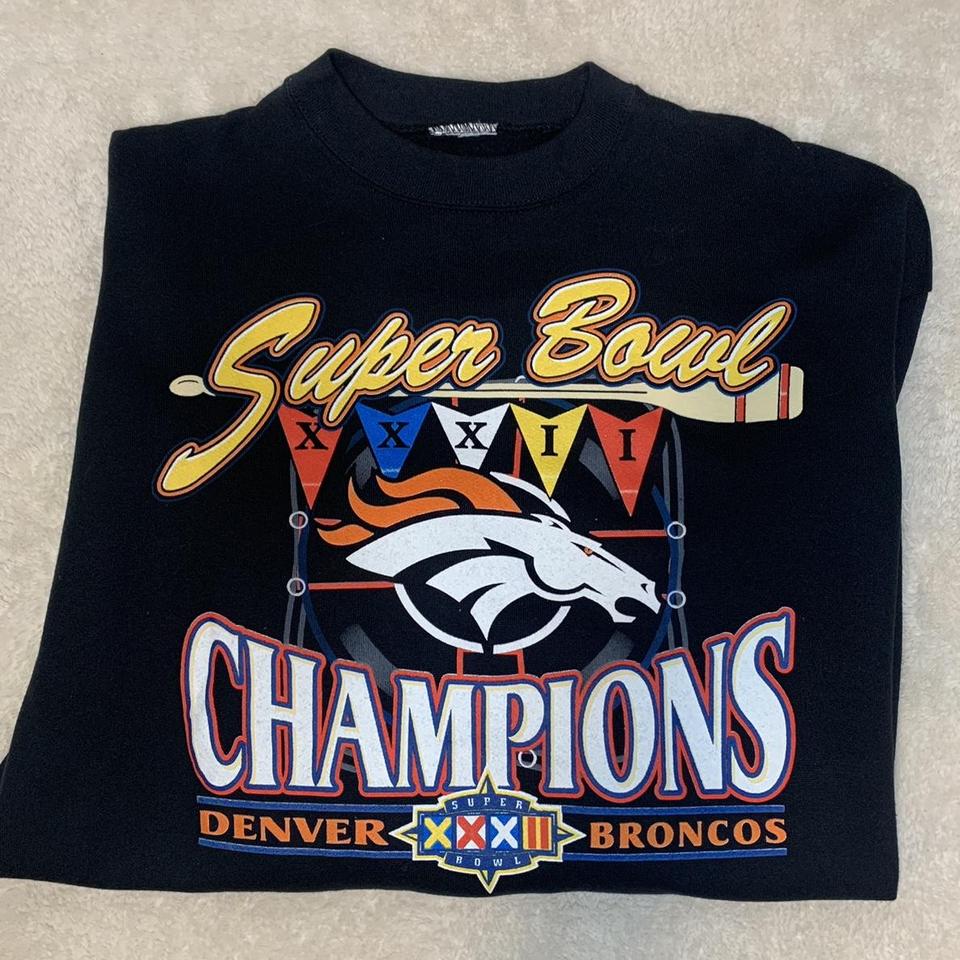 Denver Broncos 1998 Super Bowl Champions 32 XXXII Vintage 90's T