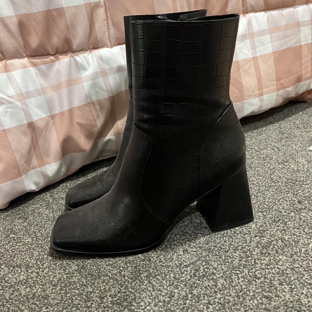 Princess Polly Michelle croc boots size 9 Brand new... - Depop