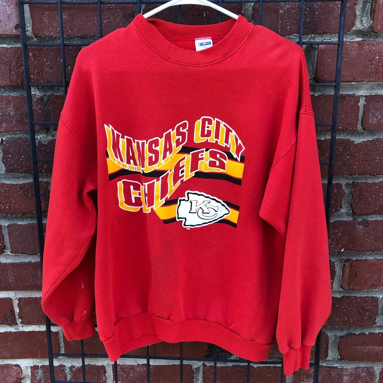 KC / Kansas City Chiefs sweatshirt ***Youth Large /... - Depop