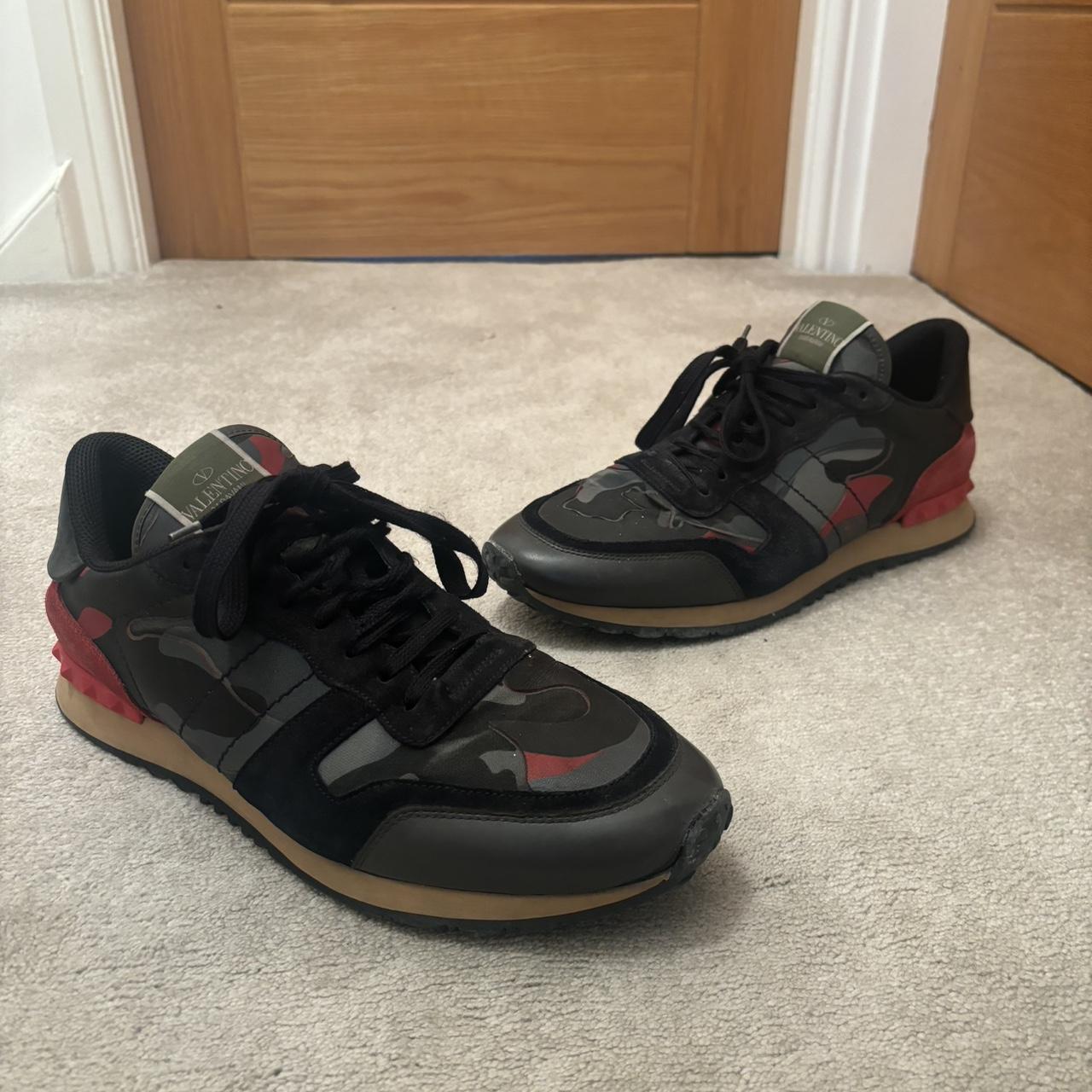 Valentino clearance red trainers