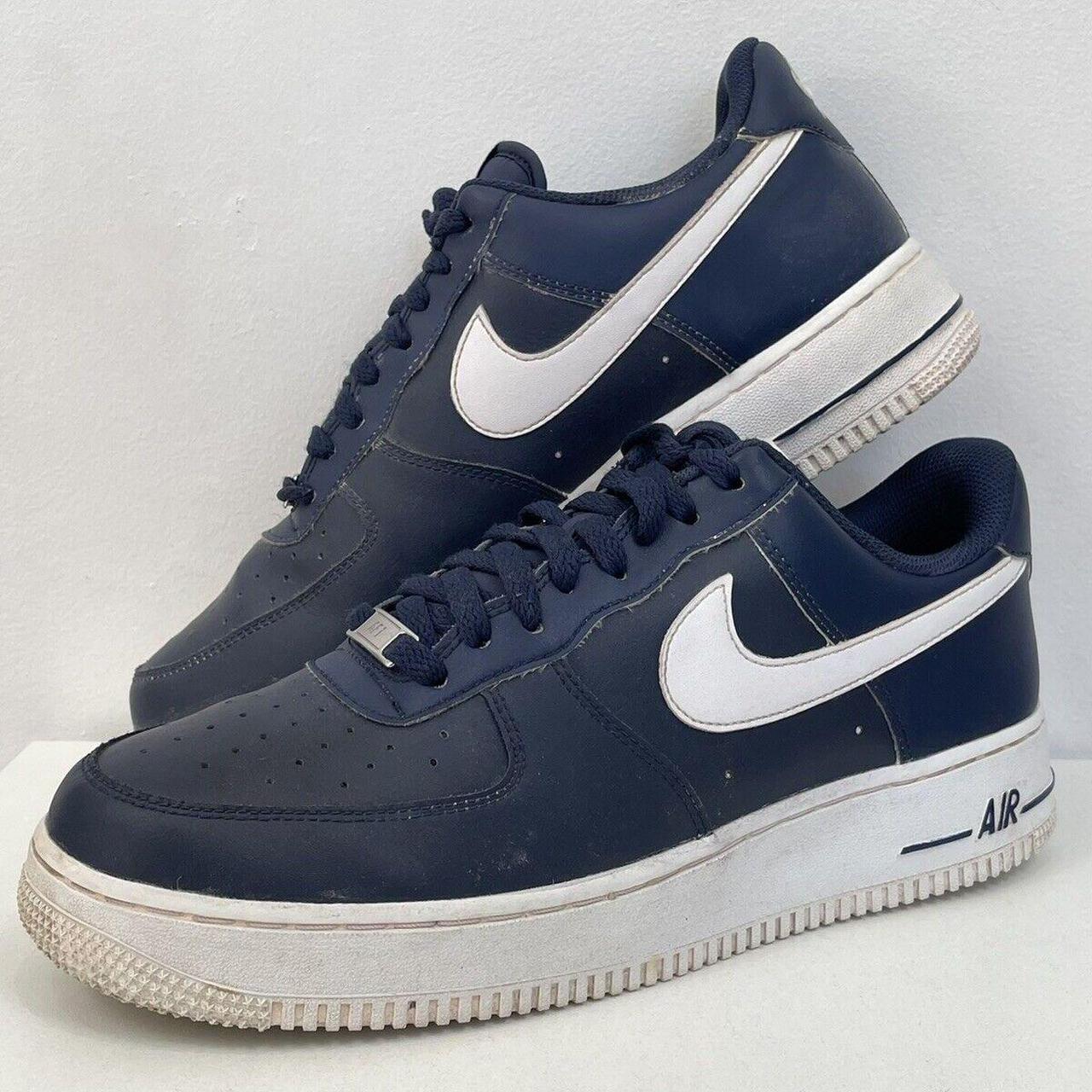 Air Force 1 Low '07 LV8 Midnight Navy Size 8.5... - Depop