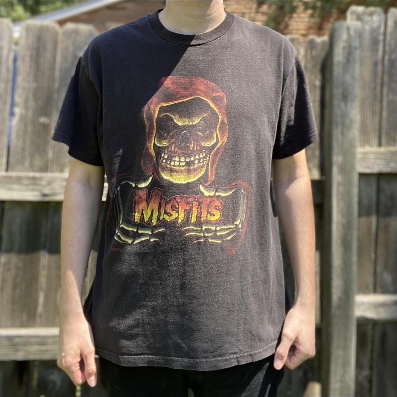 Vintage 90s Crimson Ghost Misfits Shirt. Dated 1999.... - Depop